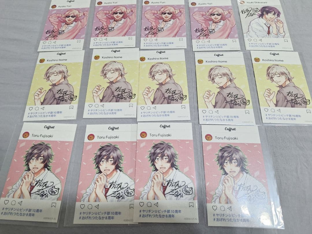 ヤリチン☆ビッチ部 缶バッジ＆カード まとめ売り おげれつたなか 個展 レア