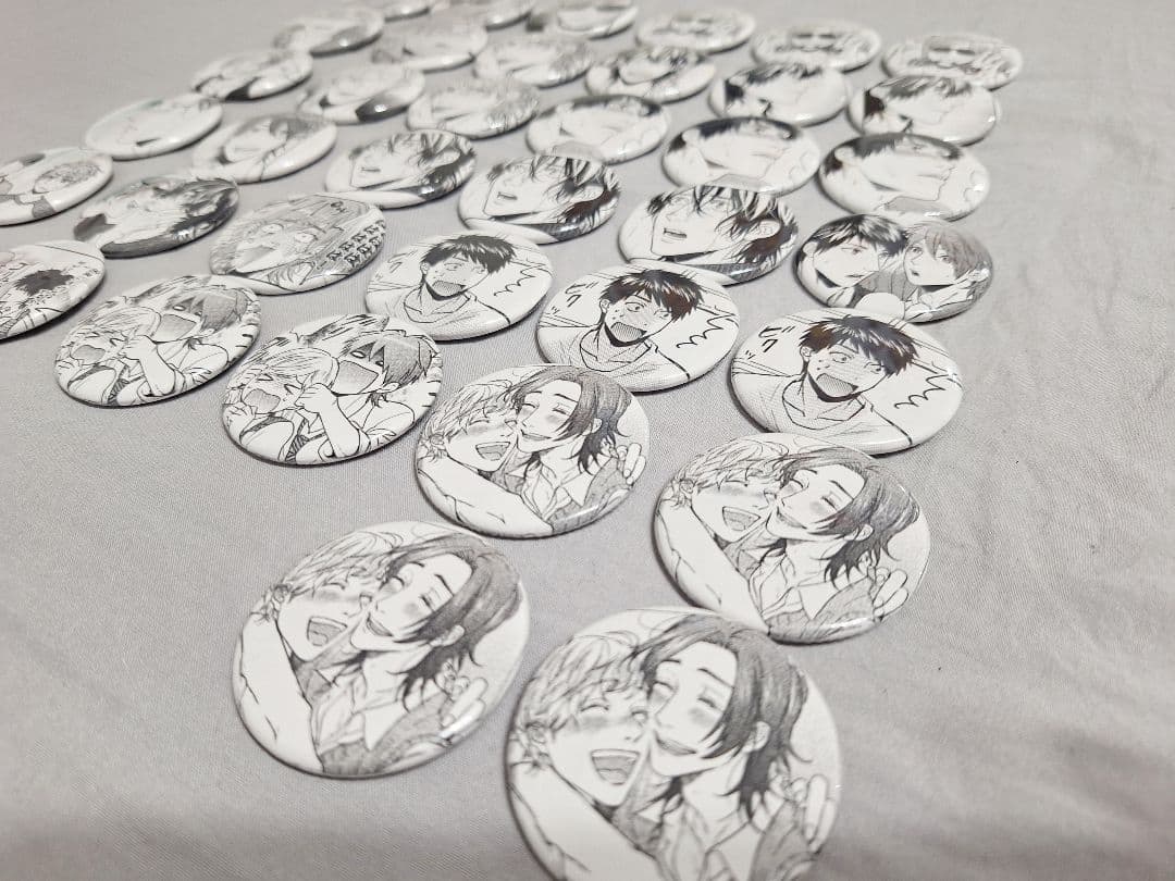 ヤリチン☆ビッチ部 缶バッジ＆カード まとめ売り おげれつたなか 個展 レア