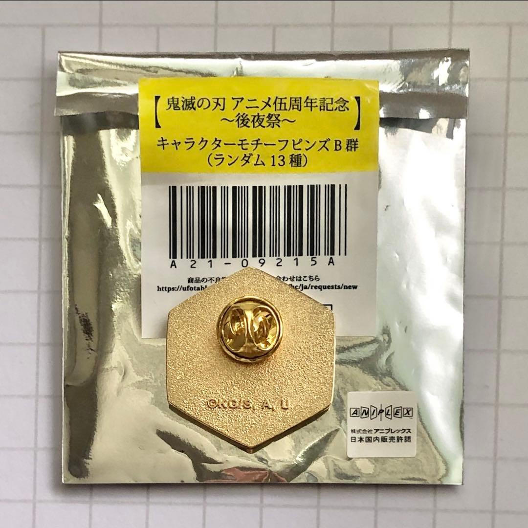 鬼滅の刃 伍周年記念 後夜祭 キャラクターモチーフピンズ 冨岡義勇