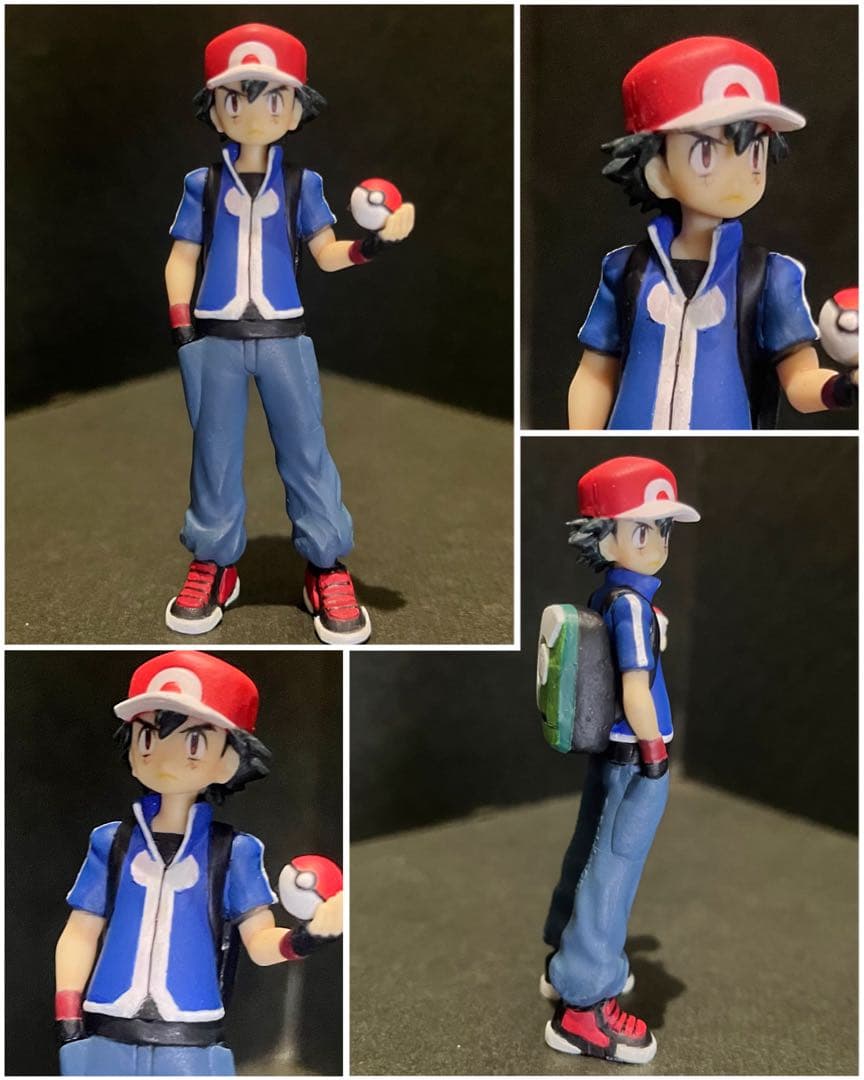 ゆ*う様 【ランボー怒りの参考出品】ポケモンスケールワールド　サトシ　リペイント