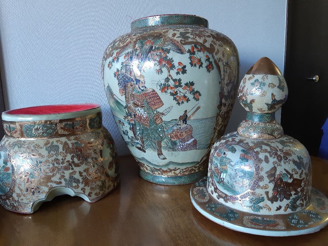 【直接お渡し】絢爛豪華 沈香壺 薩摩