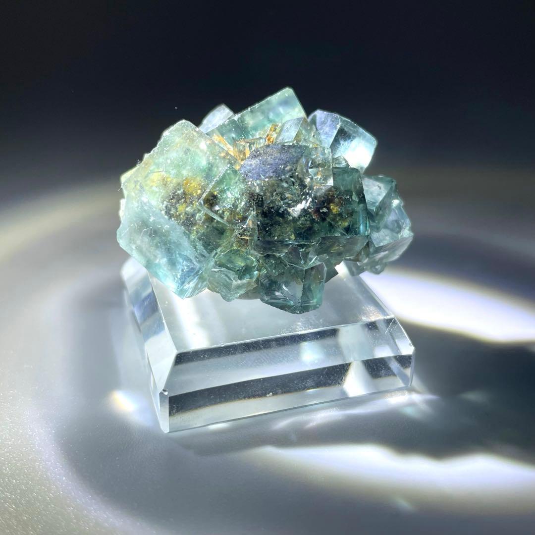 ナミビア オコルス鉱山　フローライト 鉱物標本