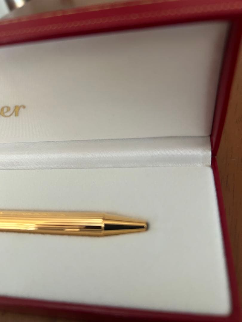 Cartier ゴールド ボールペン 専用ケース付き