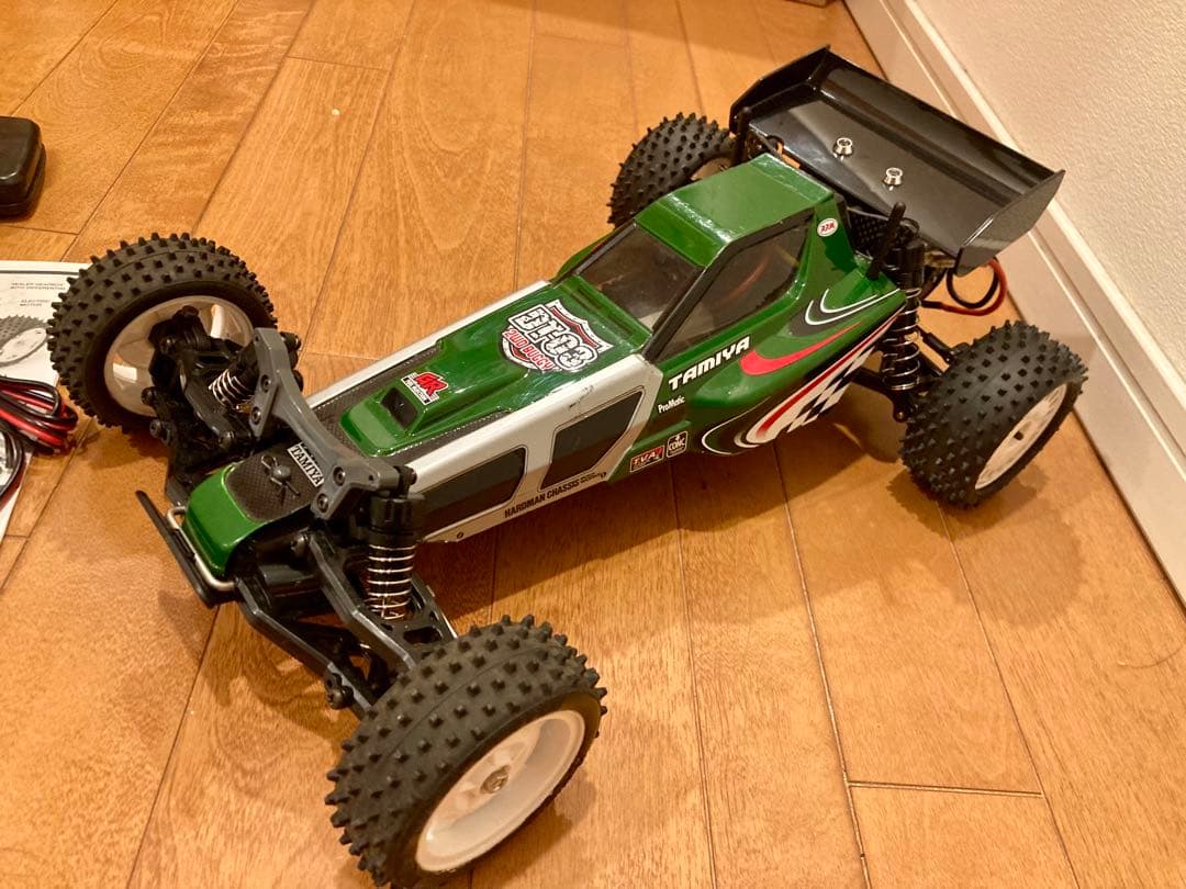 タミヤDT-03二駆バギーフルセット 前後DT-04ナックル（前六角ハブ）化