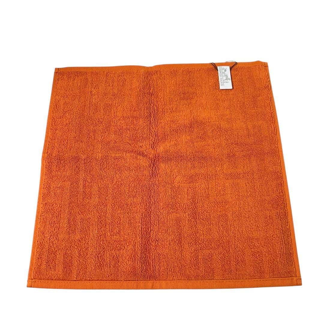 HERMES エルメス ステアーズ ハンドタオル 2枚セット 未使用 箱付き