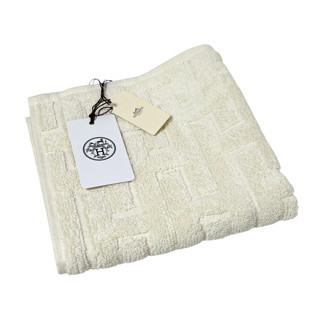 HERMES エルメス ステアーズ ハンドタオル 2枚セット 未使用 箱付き