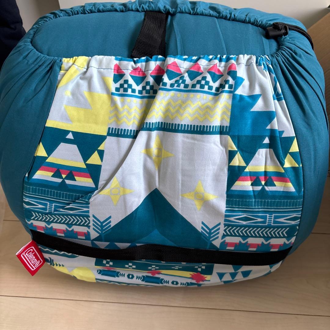 Coleman　寝袋シュラフFAMILY 2in1/C5 箱付き　コールマン