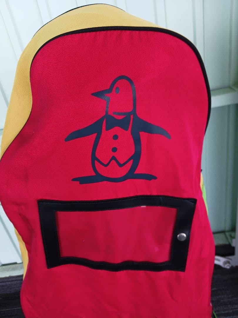 【希少】 おしゃれなトラベルカバー付　Munsingwearキャディバッグ