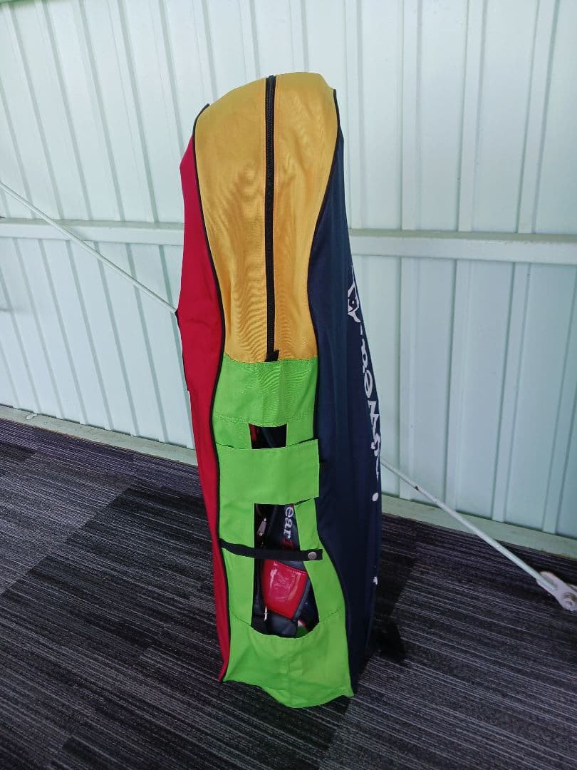 【希少】 おしゃれなトラベルカバー付　Munsingwearキャディバッグ