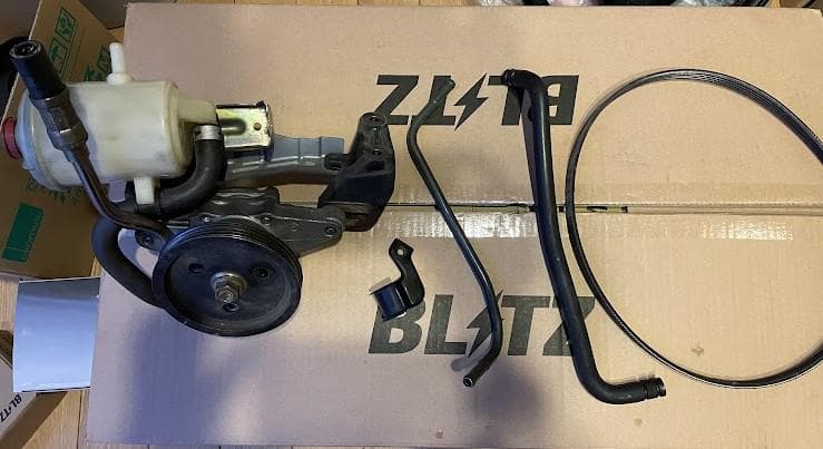 【実働外し】シビックTYPE-R(EK9) パワステポンプ他配管