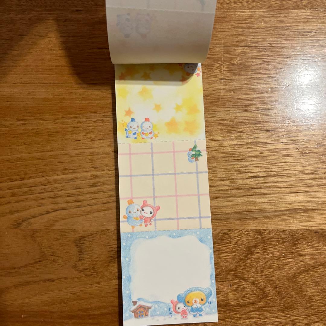 平成レトロ　ピリッとコロンメモ　クラックス　ふゆのさんぽみち