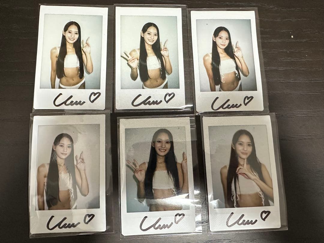 プレステージ 八掛うみ 直筆サイン入りチェキ 6枚セットD