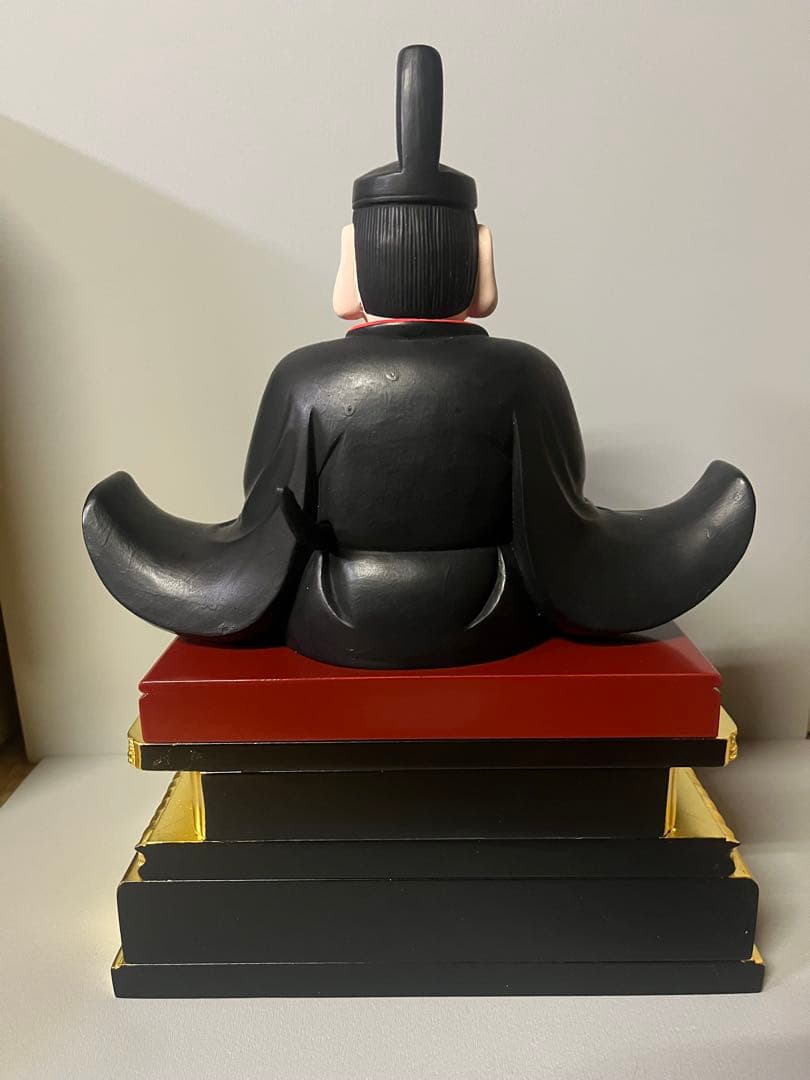 特別値引　菅原道真公　木彫り　彩色　天神様　学問の神様　大　23