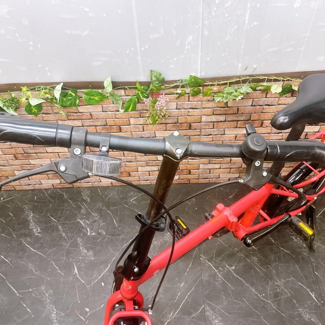 【29】折りたたみ自転車 折車 Emergency bike レッド