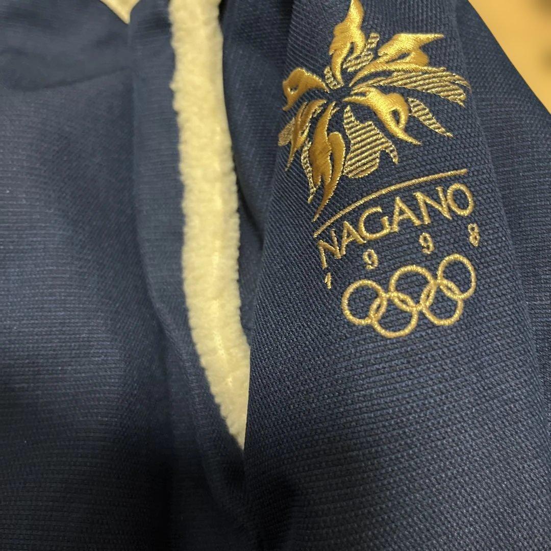 希少 MIZUNO 長野 オリンピック ジャケット フリース ボアジャケット O