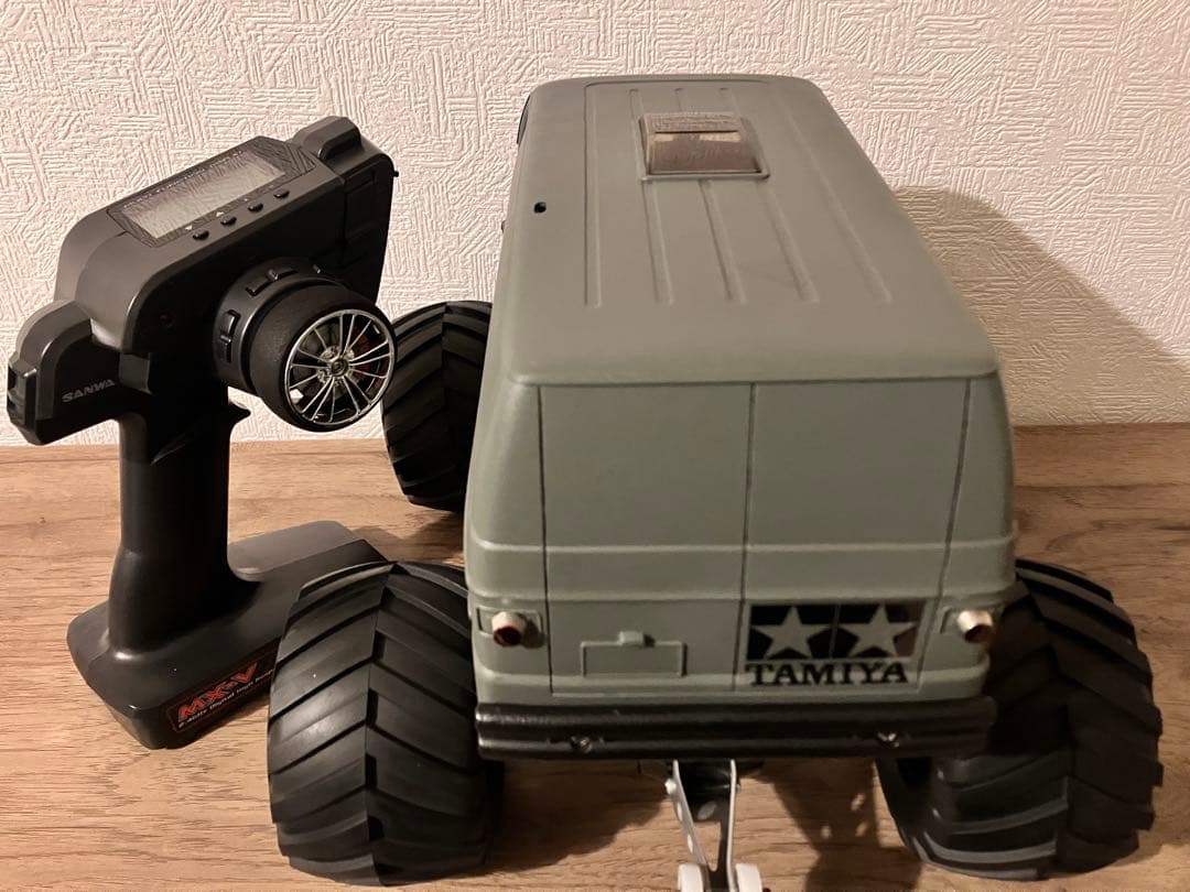 TAMIYA ランチボックス　遊び心ミリタリー風　CW-01シャーシ