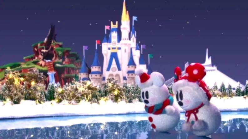 ★東京ディズニー★BIG!ミニーマウス雪だるまぬいぐるみ