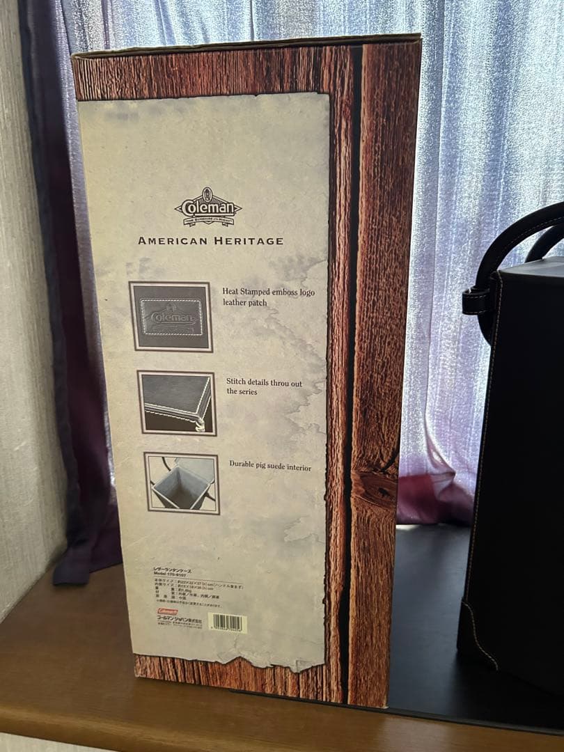希少コールマン/ランタン本革レザーケース/新品