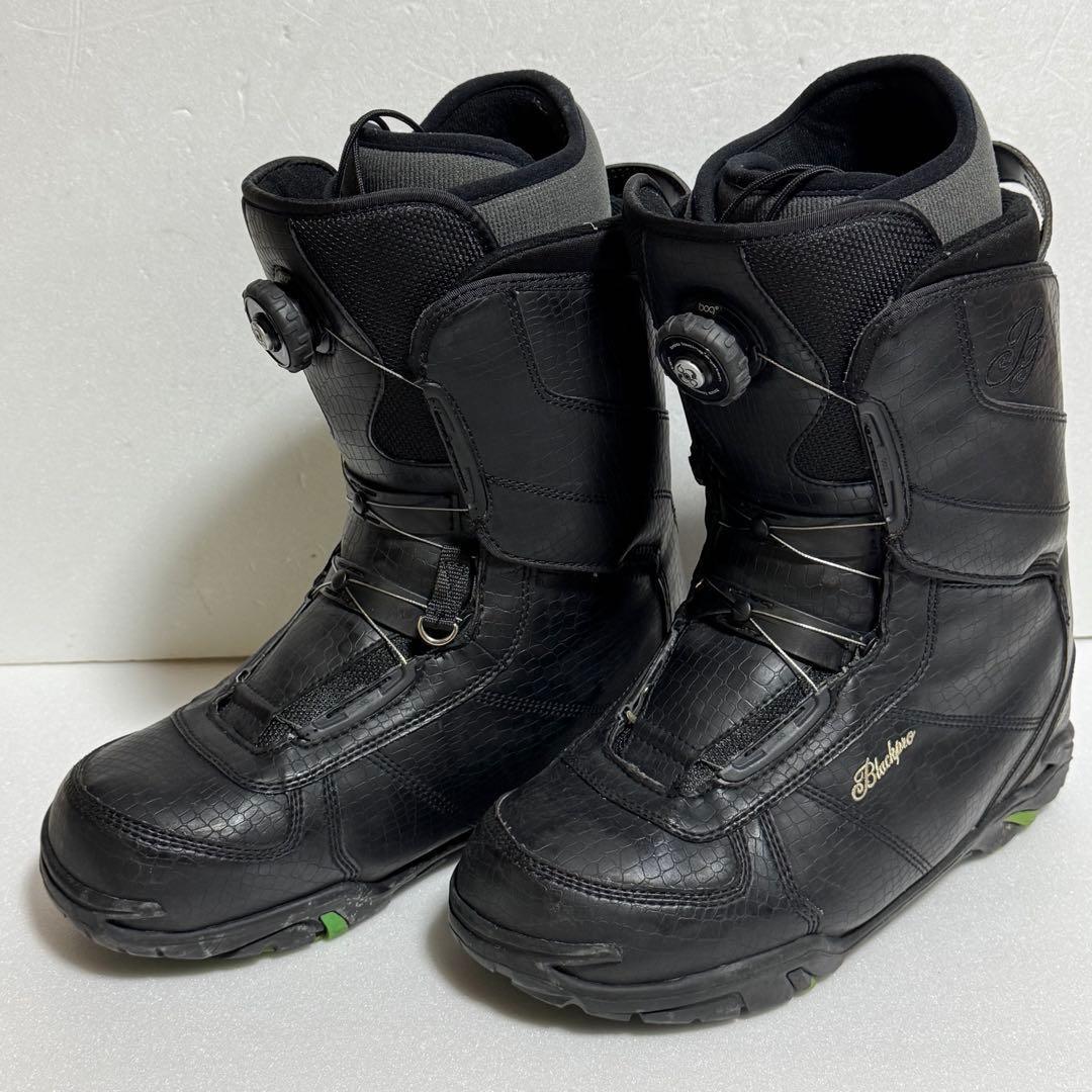 28cmスノーボードブーツ Blackpro黒色ブラック初心者BoAダイヤル式