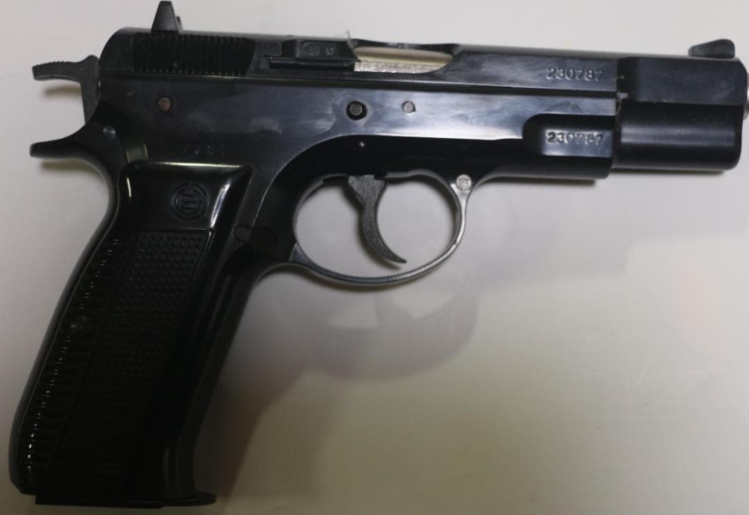 MGC製　ABS樹脂　CZ75　固定スライドガスガン　ASGK合法品　中古品