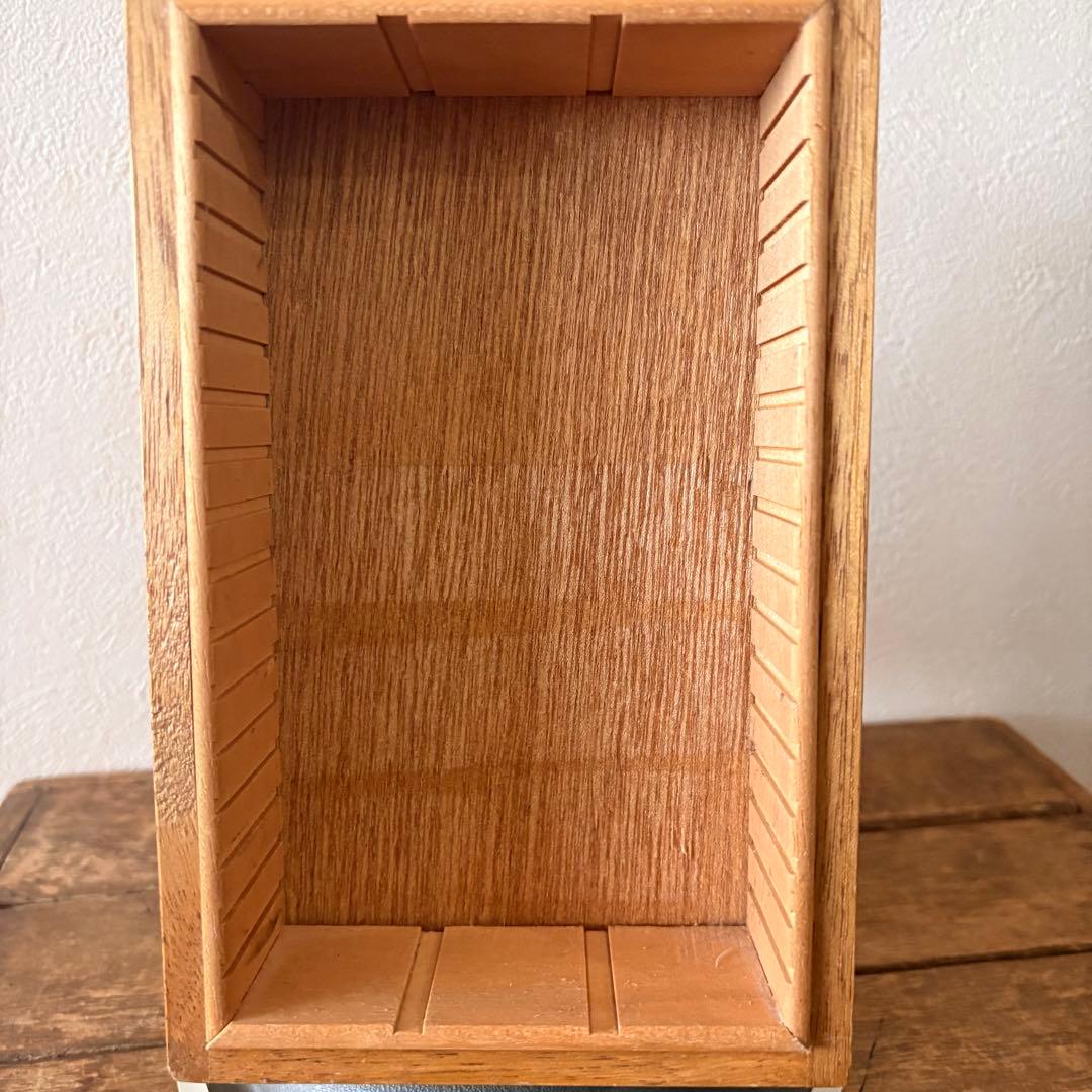 レトロ　トナカイ印　印鑑タワー　回転式ゴム印ケース　古道具 ショーケース　昭和