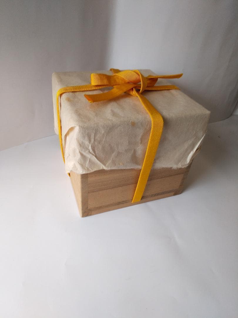 久楽 作 黒茶碗 大徳寺 興臨院 山口萬拙 書付 銘 『松上鶴』 茶碗 美品