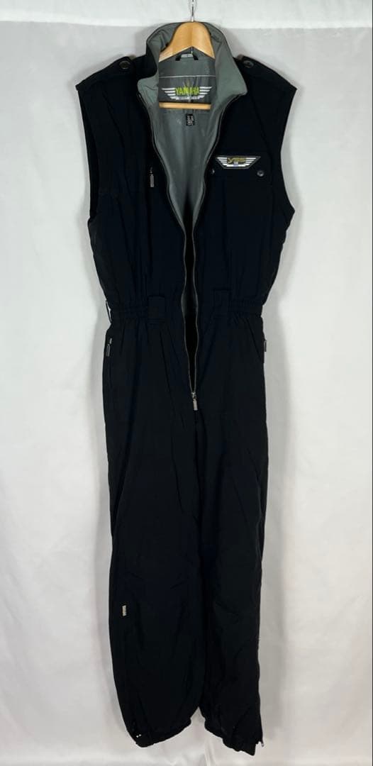 YAMAHA スキーウエア上下セット メンズL　マットブラック