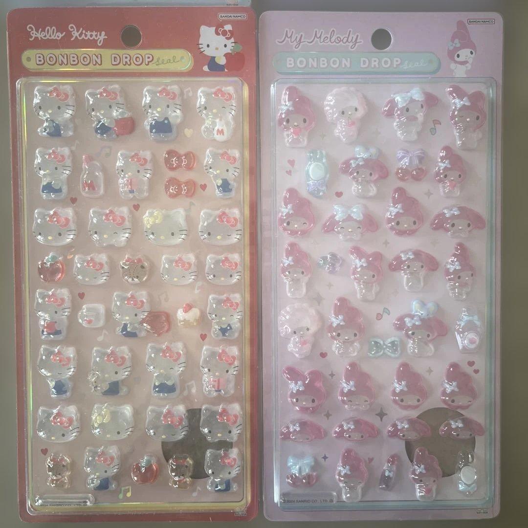 ボンボンドロップシール　サンリオ　第一弾　キティ　マイメロ　クロミ　シナモロール