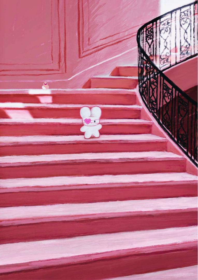 【24時間限定値下げ】beco+81 しりみみうさぎ　B1 ポスター