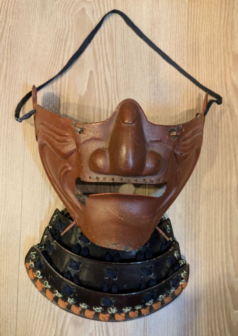 江戸時代 面頬 甲冑 前立て 武将 鎧 兜 武具 骨董
