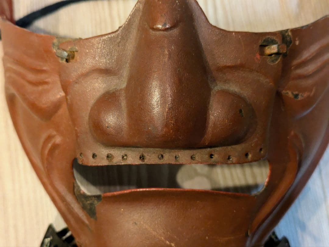 江戸時代 面頬 甲冑 前立て 武将 鎧 兜 武具 骨董