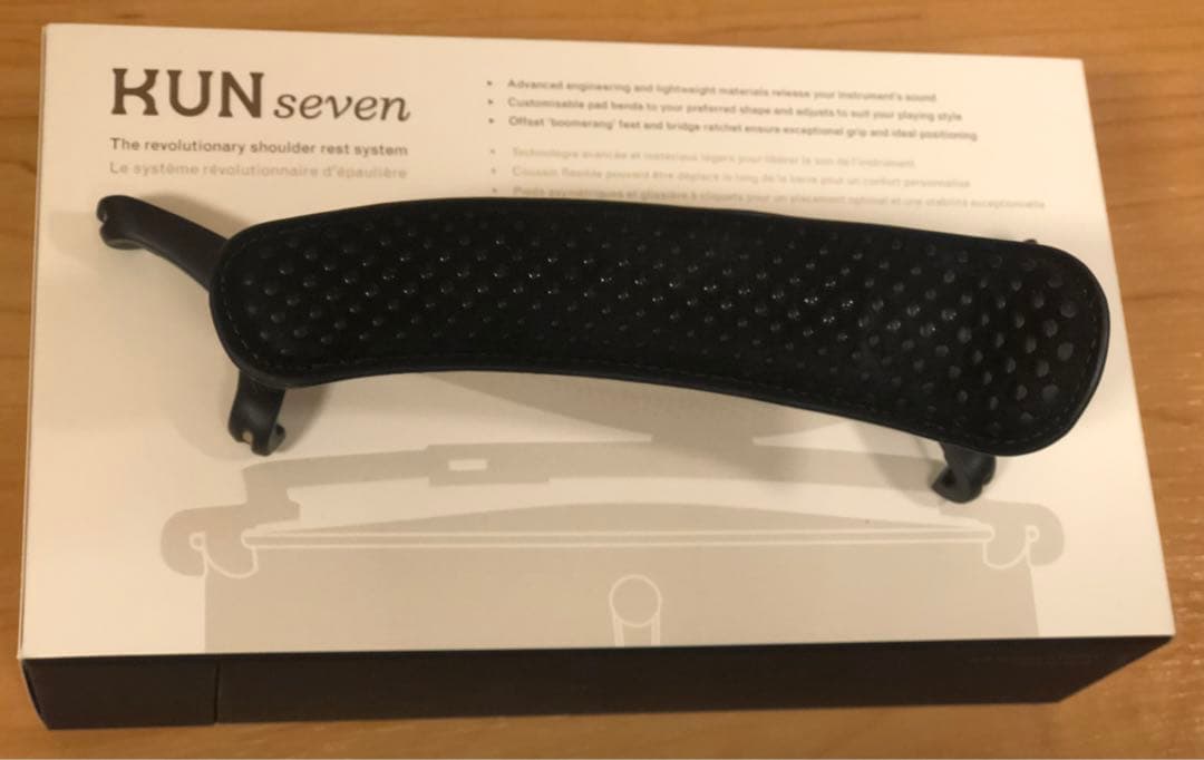 KUN seven クンセブン 箱・説明書・ 付属品あり バイオリン肩当て4/4