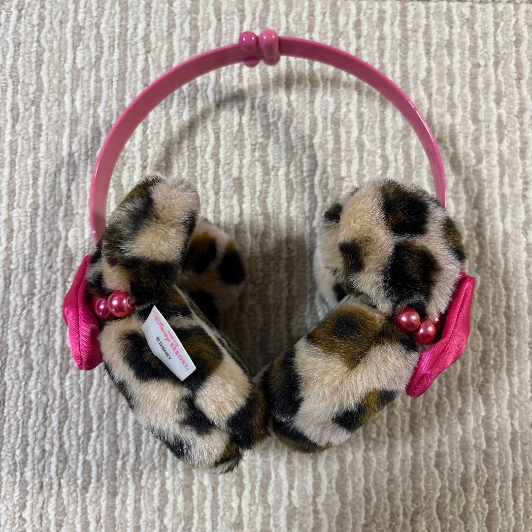 ディズニー ヒョウ柄 耳当て