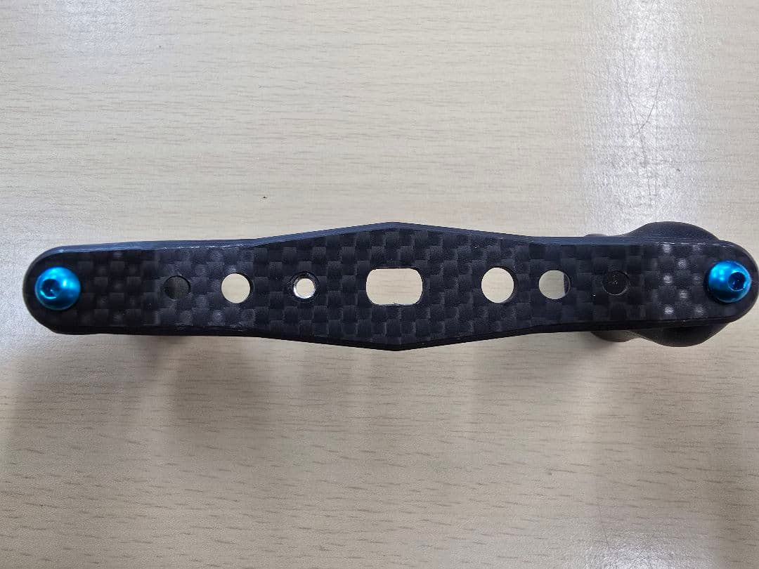 バス釣り KTF IXA オフセットカーボンハンドル ブルー ダイワ用