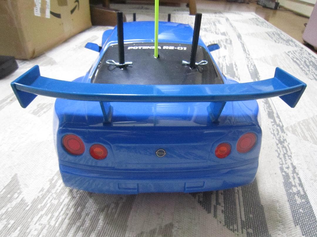 完全動作品 1/10 タミヤ スカイライン GT-R (R34) TT-01