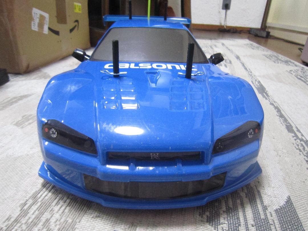 完全動作品 1/10 タミヤ スカイライン GT-R (R34) TT-01