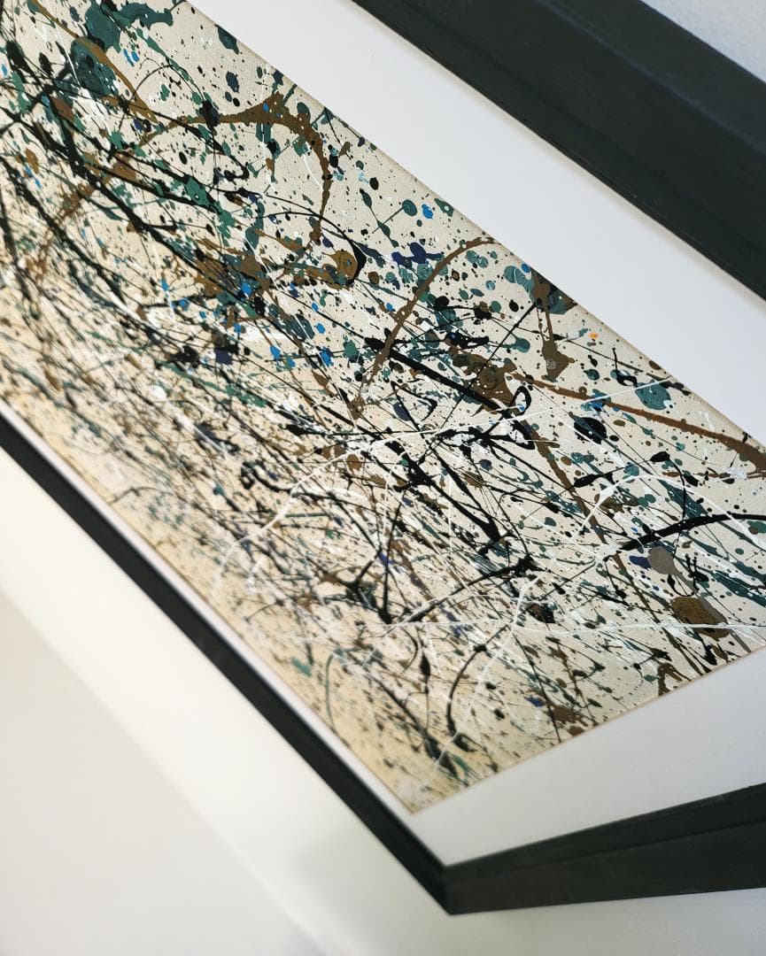 【専用】ノスタルジア / 抽象画 63×46㎝ 額縁セット モダンアート