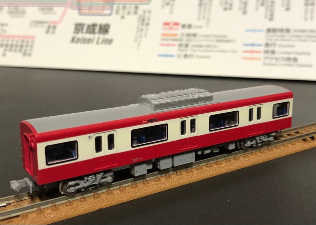 管理番号1692 京急 新600形Nゲージ塗装済キット組立品