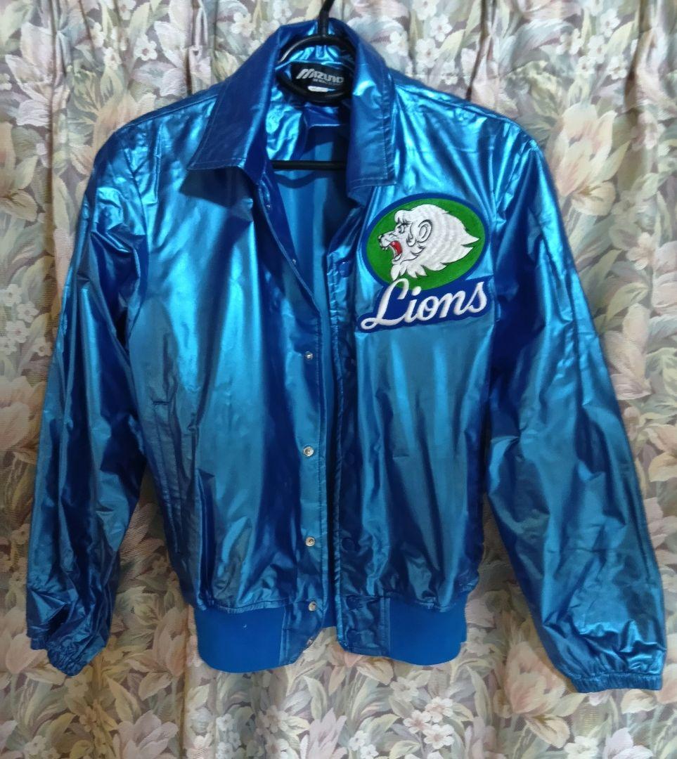 西武ライオンズ　90s ナイロンジャケット　ブルゾン　ジャンパー　【ビンテージ】