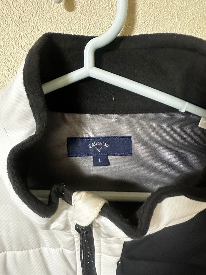 Callaway/キャロウェイ ゴルフ 2WAYジャケット【ホワイト/L】