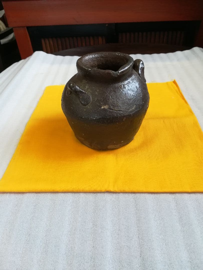 越前焼　代名詞　お歯黒壺