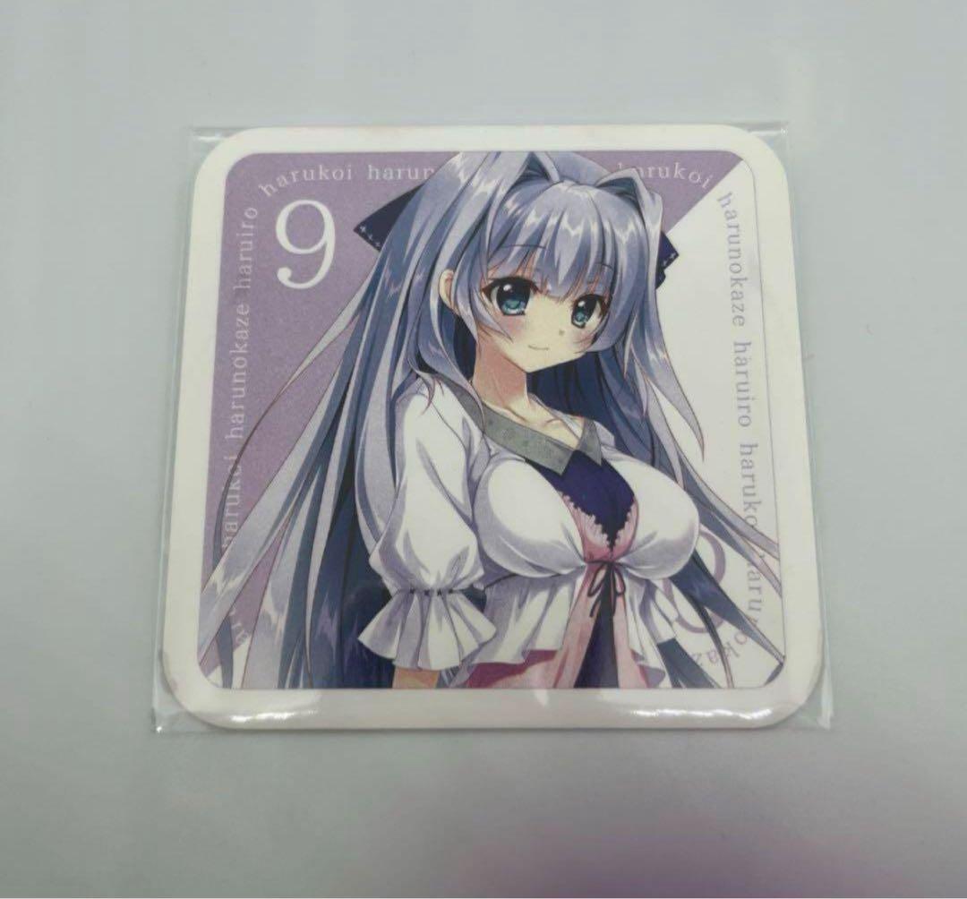 9-nine- ぱれっと コースター 九條都 新海天 香坂春風 結城希亜 4点