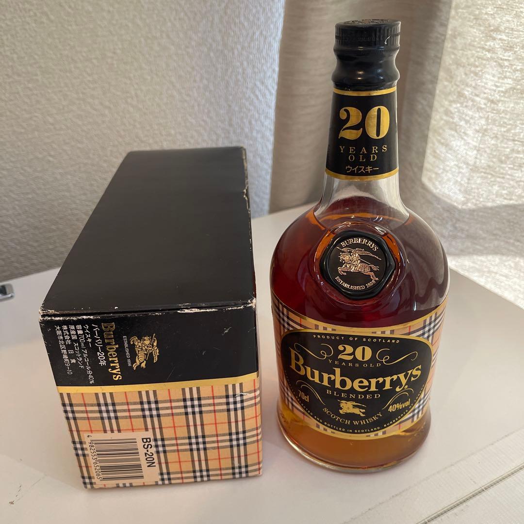 Burberrys バーバリー　20年　ウイスキー　ギフトボックス付