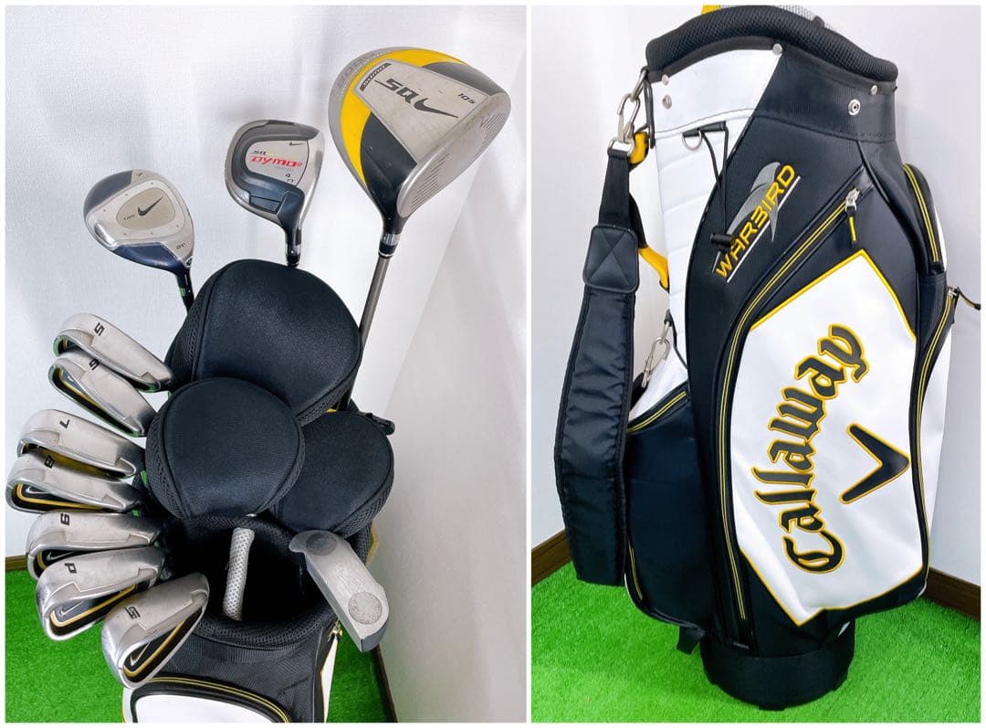 NIKE サスクワッチ　11本　メンズ　ゴルフセット　キャロウェイ　バック付き