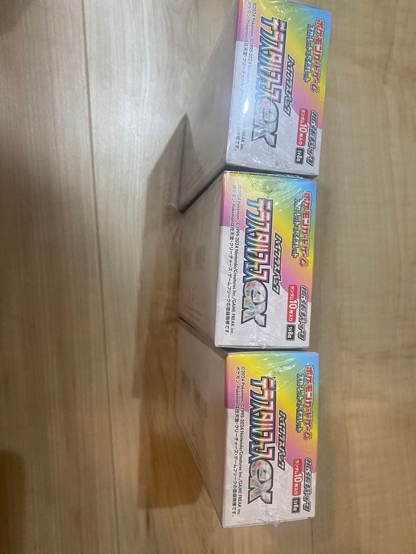 ポケモンカード　テラスタルフェスex シュリンク付き　3BOX
