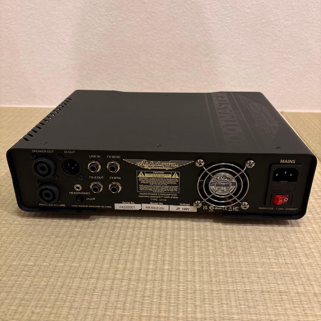 【ジャンク品】ASHDOWN RM 500 EVO II ベース用アンプ