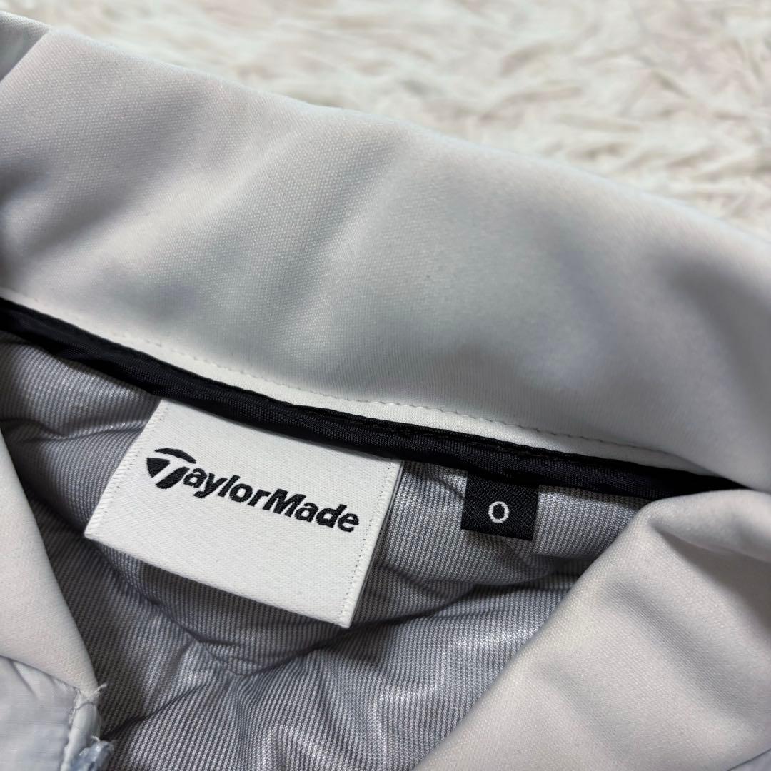 大きいサイズ テーラーメイド ベスト 中綿 グレー ジップ ゴルフウェア