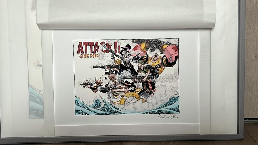 週末限定値下げ【複製原画】ONE PIECE マンガアート ATTACK!!