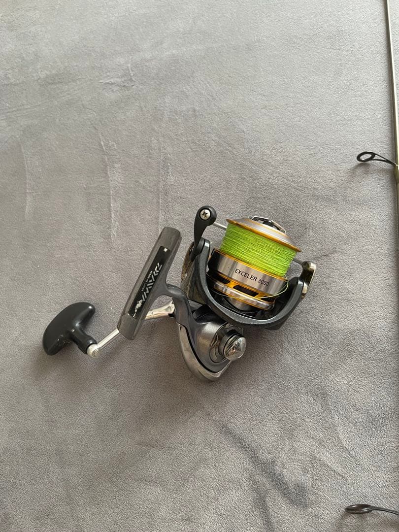 トラウトロッドとスピニングリールセット