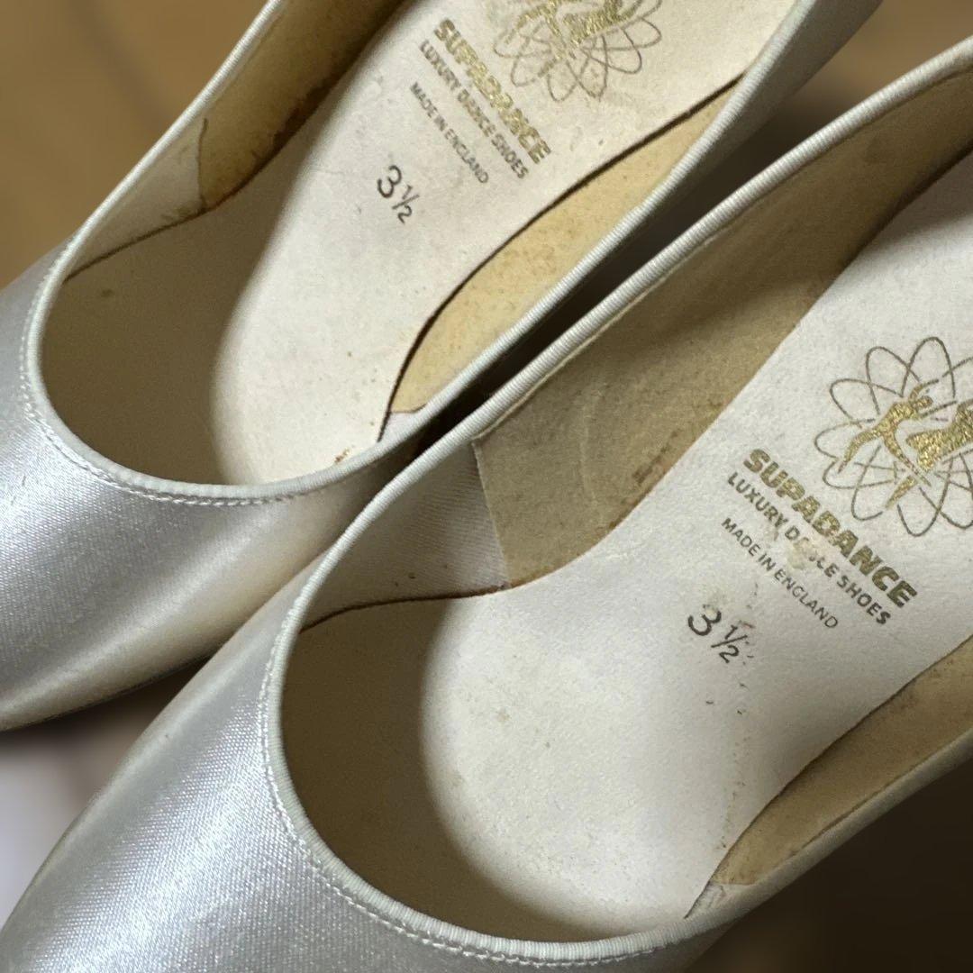 SUPADANCE シルバー ベージュ　ダンスシューズ 3½